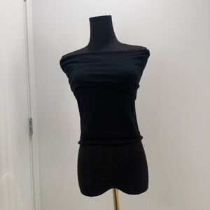 Urban Revivo Sophisticated Black Off-Shoulder Blouse JZ1005